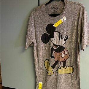 Disney Mickey Mouse Gray Tee Size Large…..5